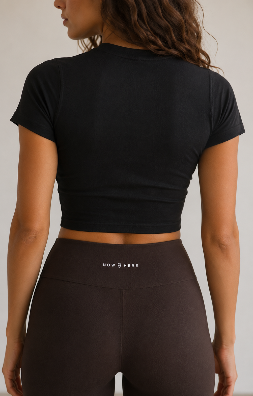 Flow Crop Top - Black