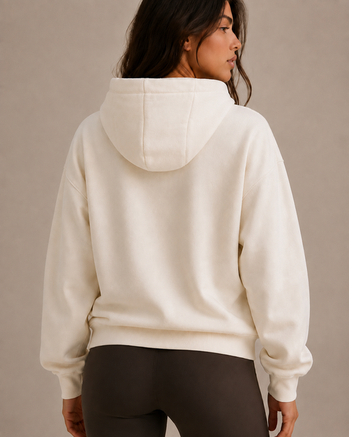Flow Oversized Hoodie - Off White