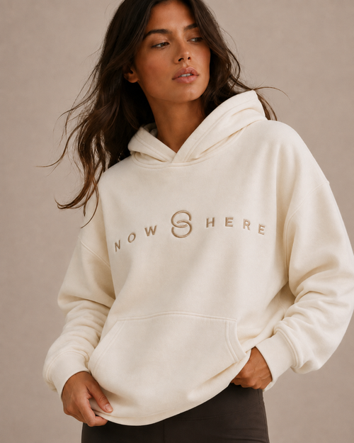 Flow Oversized Hoodie - Off White