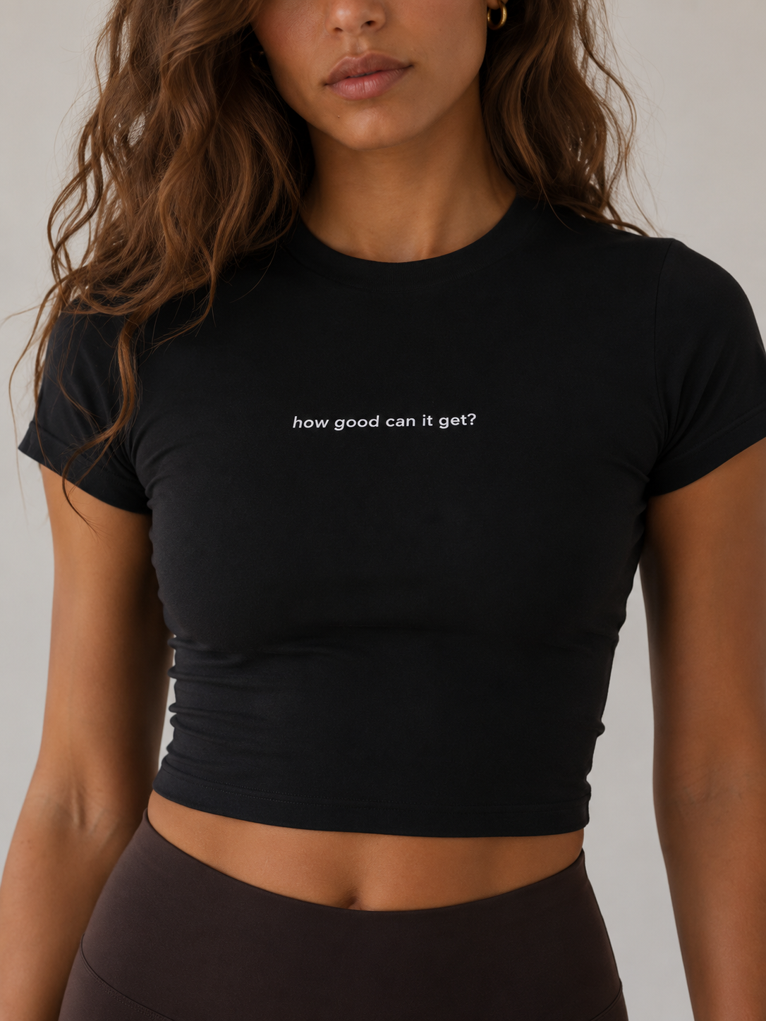 Flow Crop Top - Black